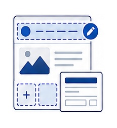 Vollständige Website-Bearbeitung