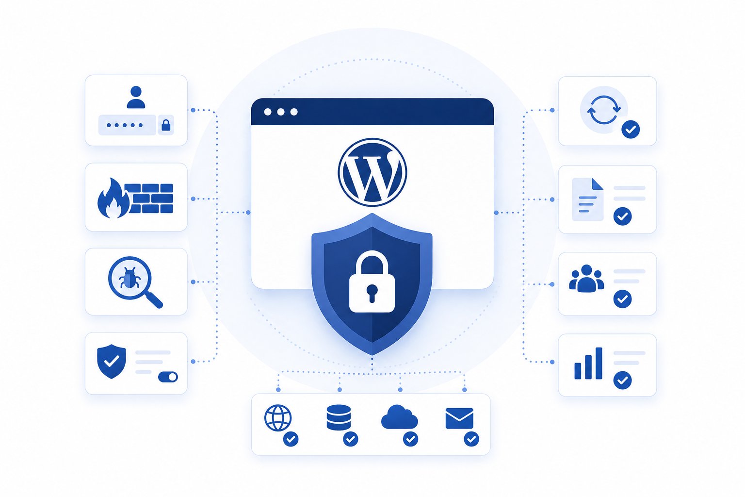 Standard WordPress und OrgaPress im direkten Vergleich