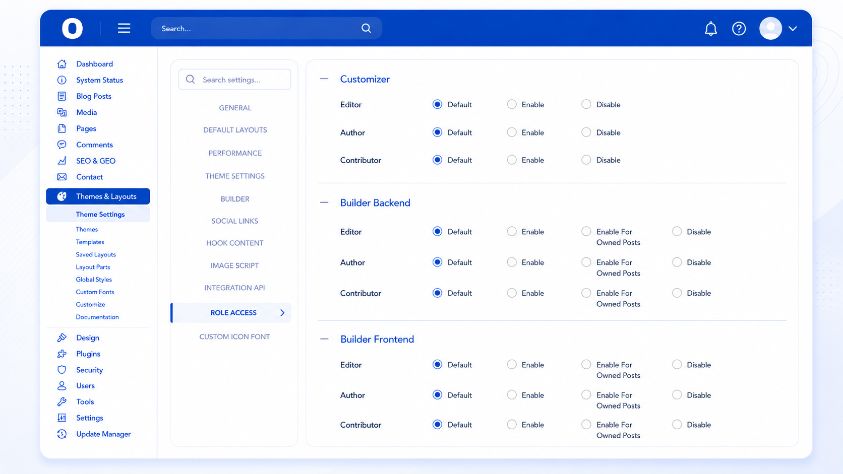 OrgaPress-Theme-Governance-Rollen-Einstellungen-schematisiert
