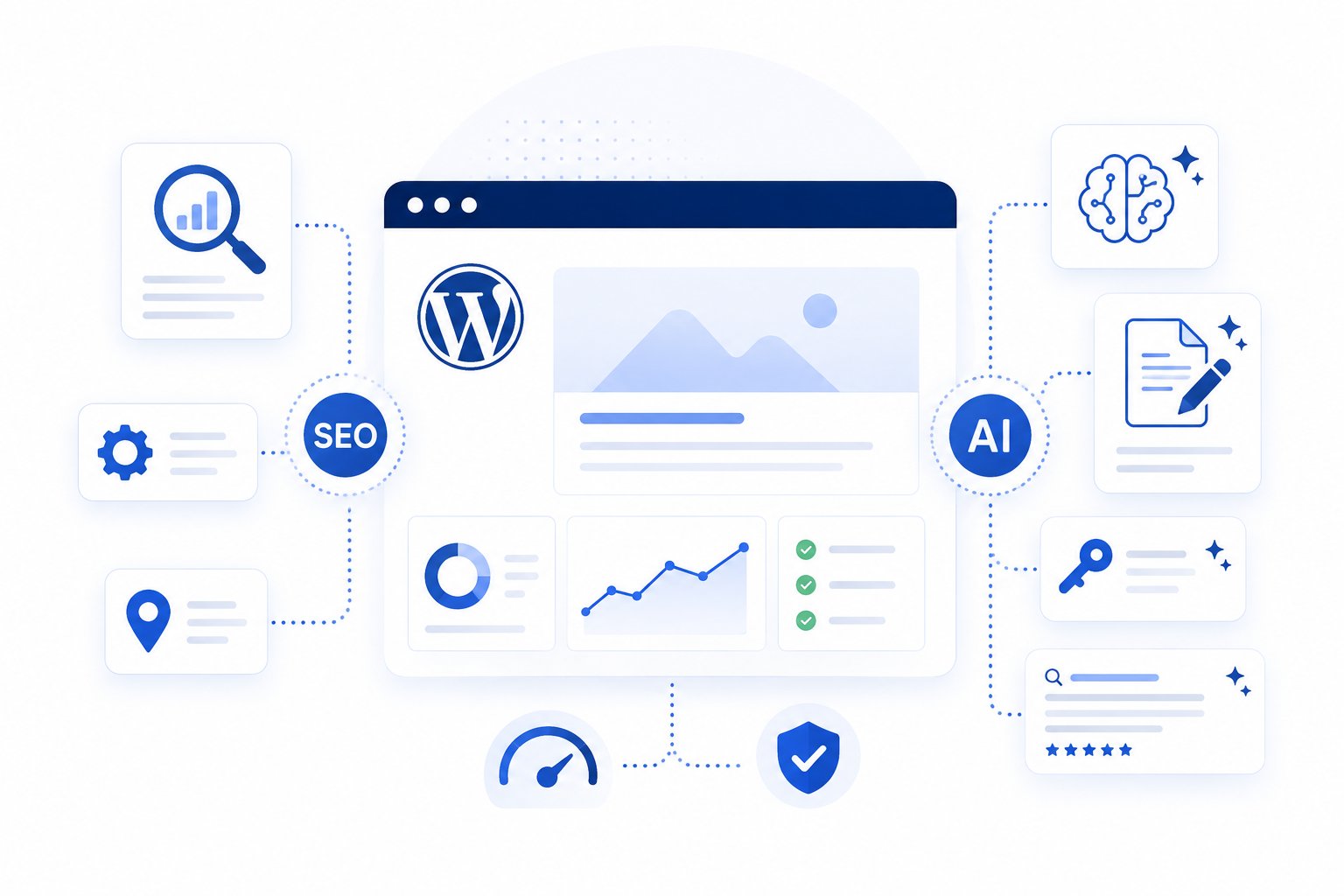OrgaPress Vernetztes SEO- und KI-Dashboard