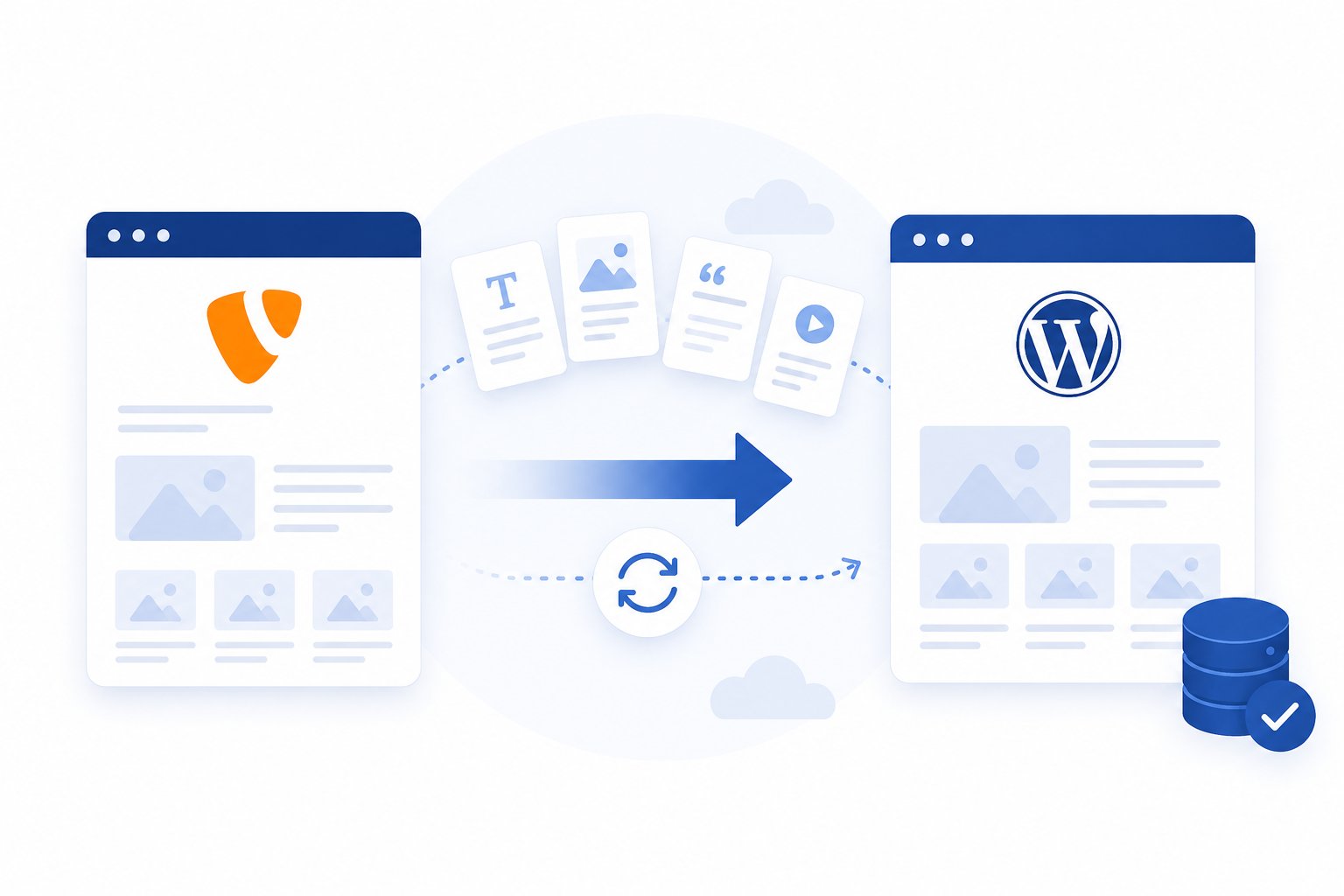 TYPO3 to WordPress OrgaPress