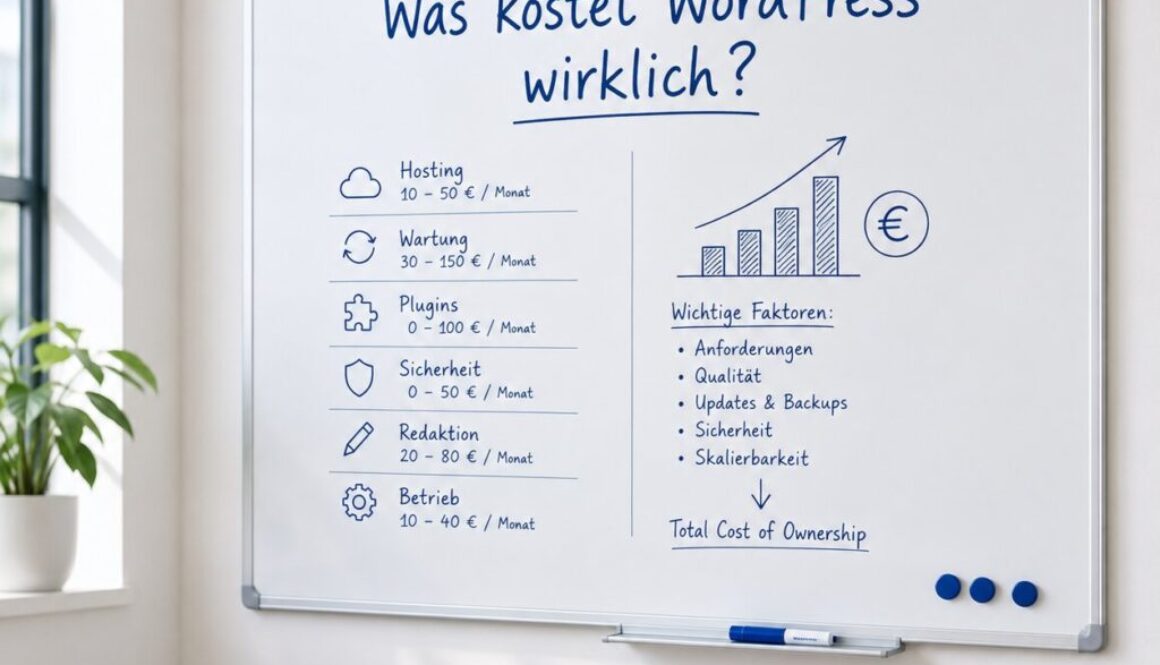 WordPress-Kosten auf einen Blick